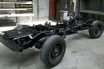 Rollend chassis Defender, reclame, promotie, promocar